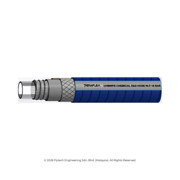 UHWMPE Chemical S&D Hose 16 Bar
