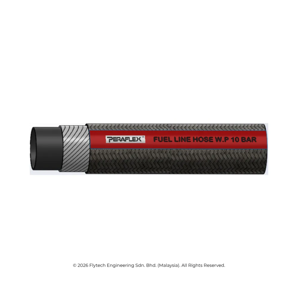 Outer Braided Fuel Line Hose 10 Bar