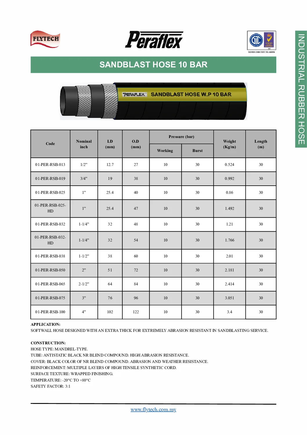 peraflex-sandblast-rubber-hose-10-bar