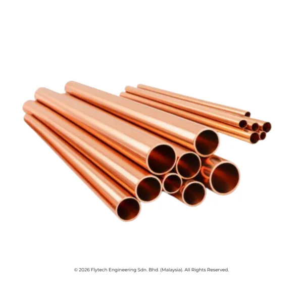 Copper tubing coil soft annealed instrument refrigeration Flytech Engineering Klang Malaysia