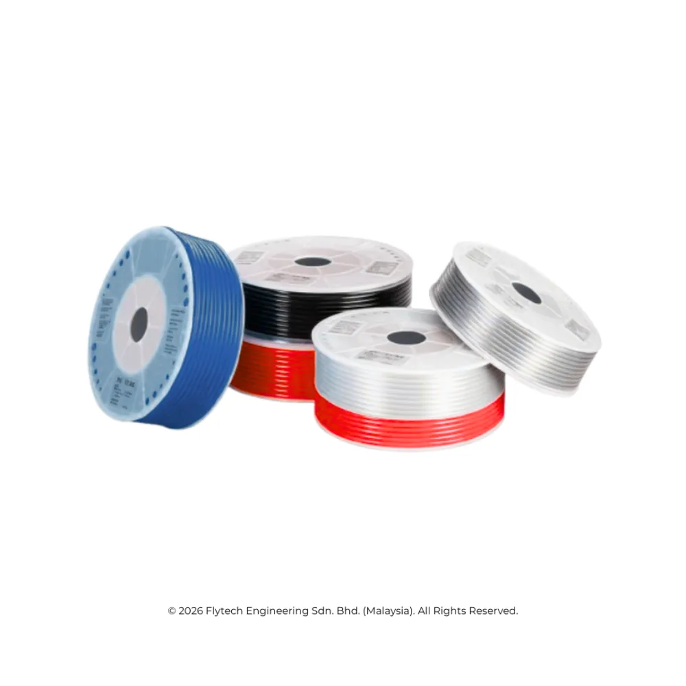 Polyurethane pneumatic tubing PU flexible air line coloured Flytech Engineering Klang Malaysia